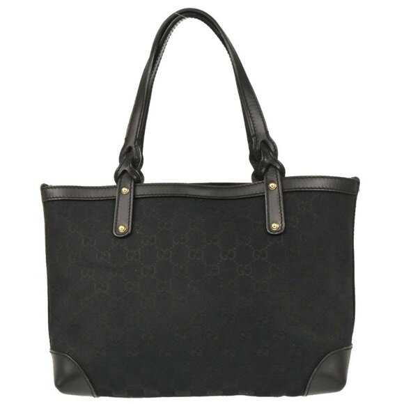 Gucci Black GG Tote Handbag 2 - Picture 1 of 10